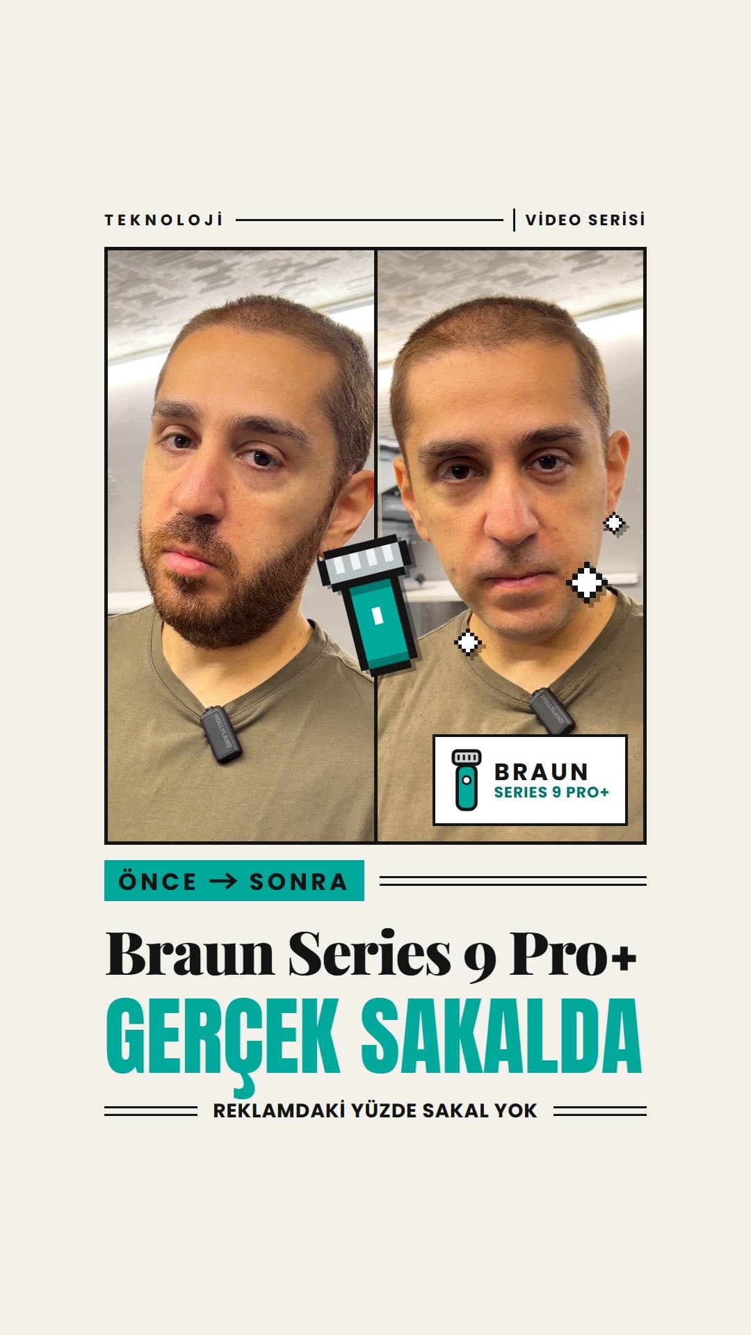 Braun Series 9 Pro+ İncelemesi: Kendi Sakalımda Denedim