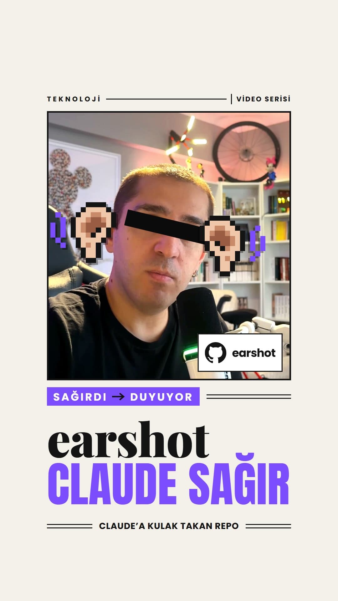 Claude Can't Hear Your Video — Earshot Fixes That